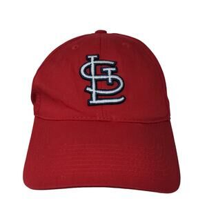 Team MLB St Louis Cardinals Strapback Hat Red Embroidered Logo OSFM